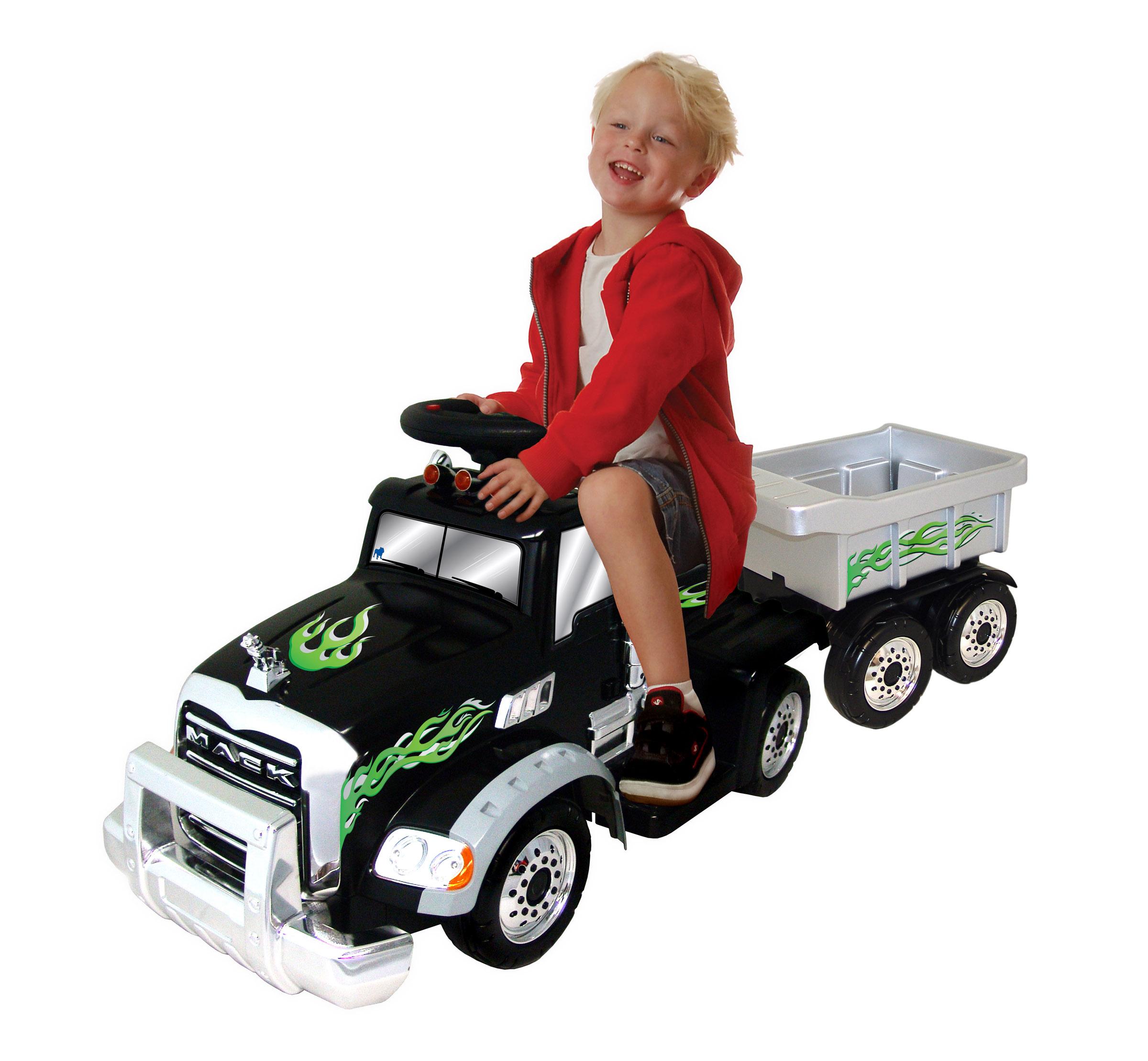 Mack Truck w/ Trailer Battery Operated Ride On