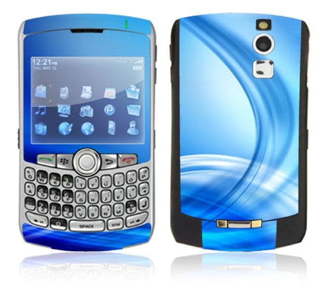 Abstract Blue BlackBerry Curve 8300 Series Decal Skin  