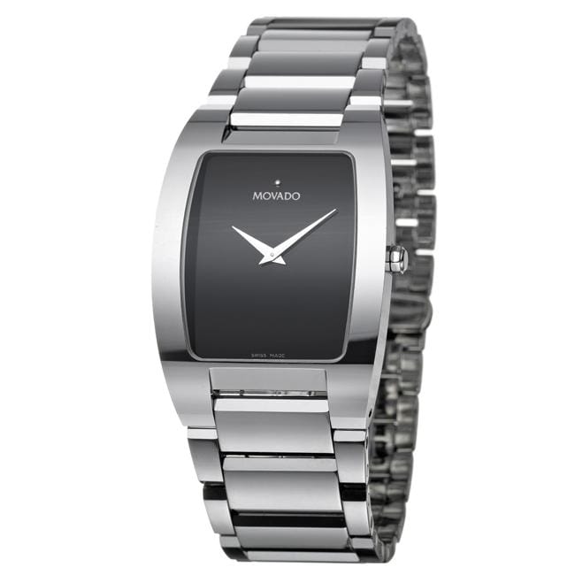 Movado Men's 'Fiero' Tungsten Carbide Quartz Watch Free Shipping Today 13260656