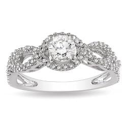 Shop 14k White Gold 3/4ct TDW Diamond Ring (G-H, I2-I3) - Free Shipping ...