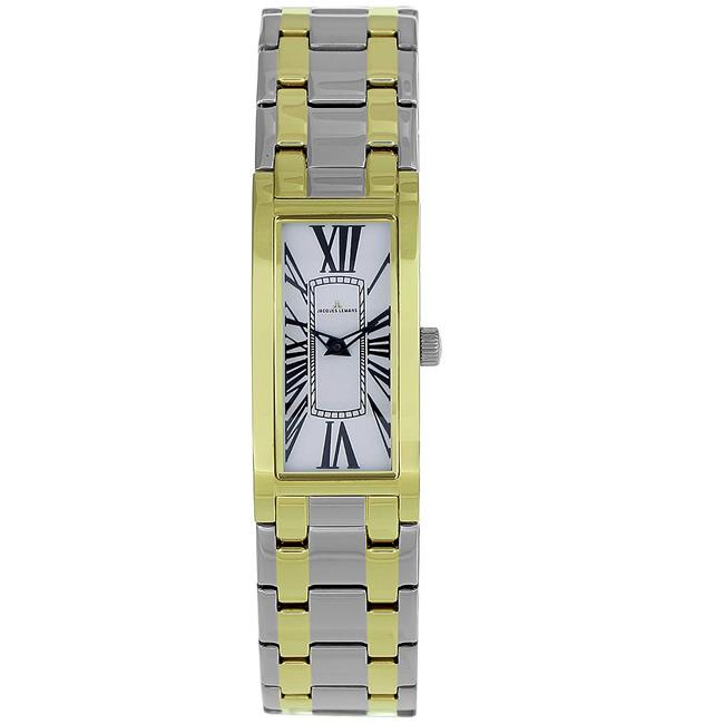 Jacques Lemans Womens Two tone Stainless Steel Watch  