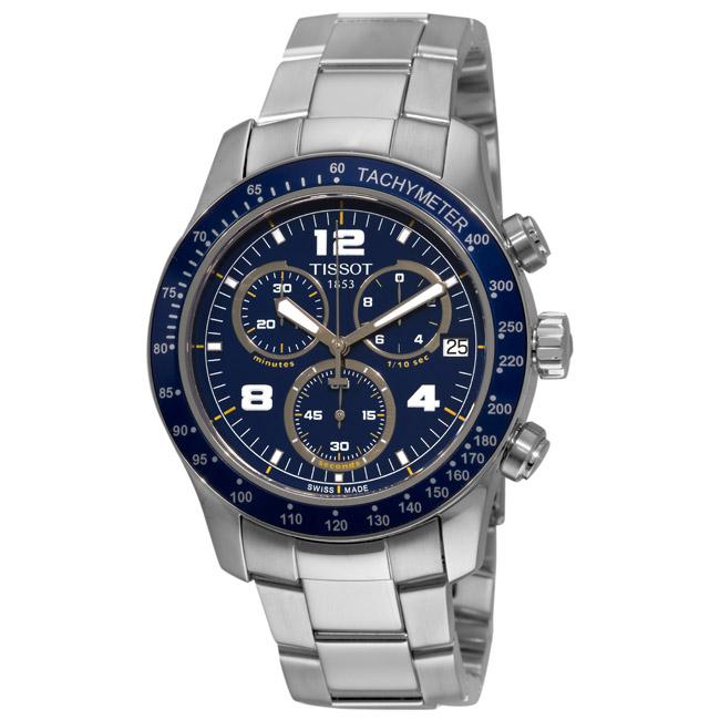 Tissot Mens T Sport V8 Stainless Steel Chronograph Watch