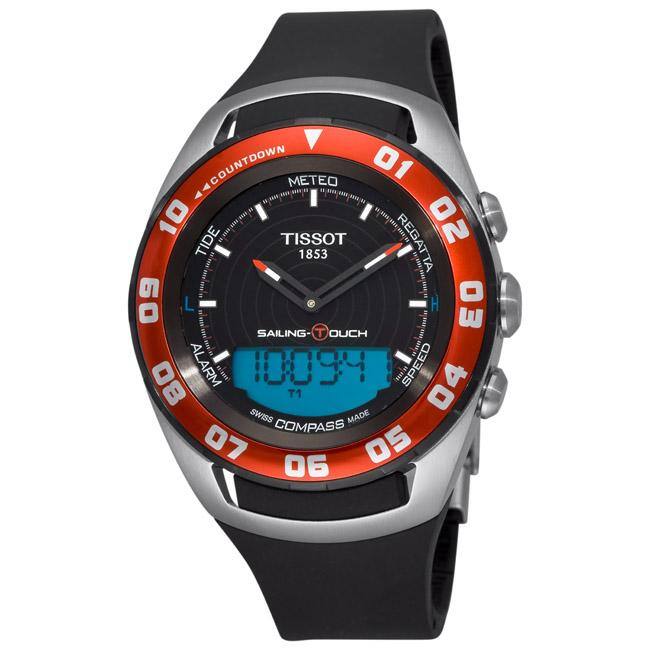Tissot Men's 'Sailing-Touch' Black Face Multifunction Watch