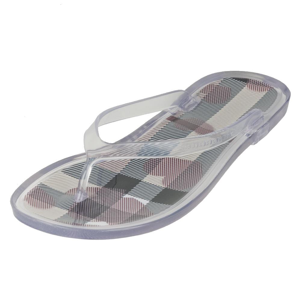 burberry sandals womens silver