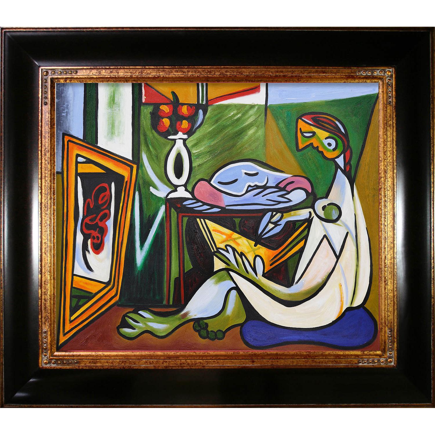 Pablo Picasso  La Muse Photo Reprint On Framed Canvas Wall Art Home Decoration 
