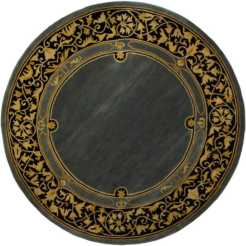 Hand-tufted Mandara Wool Rug (7'9 Round)