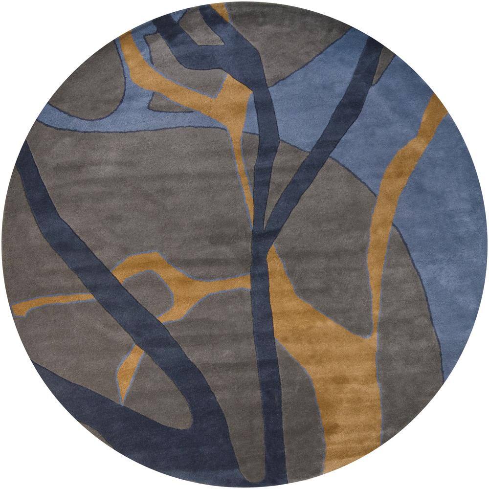 Hand-tufted Mandara Wool Rug (7'9 Round)