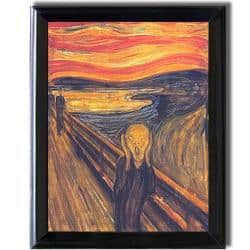 Edvard Munch 'The Scream' Framed Canvas Art - Bed Bath & Beyond - 5492940