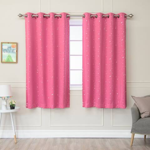 Aurora Home Star Struck 63" Thermal Insulated Blackout Curtain Panel - 52 x 63 - 52 x 63