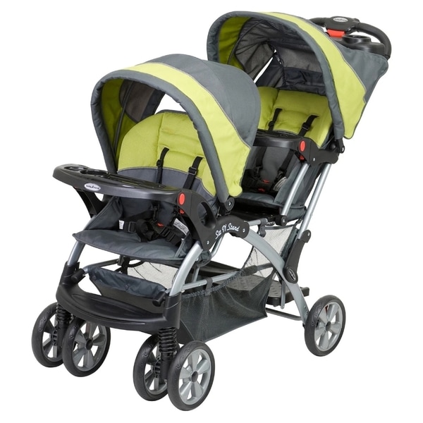 sit n stand triple stroller