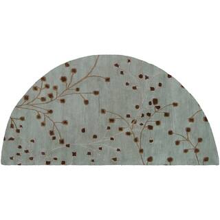 Half Circle Rugs Find Great Home Decor Deals Ping At Hand Tufted Algol Aqua Wool Area Rug 2 X 4 Hearth