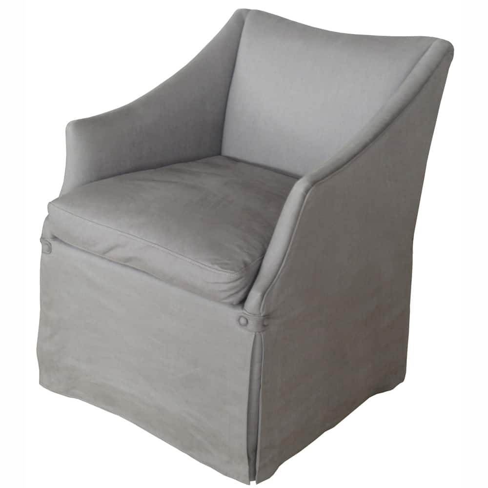 nuLOOM Hand-upholstered Linen Grey Club Chair