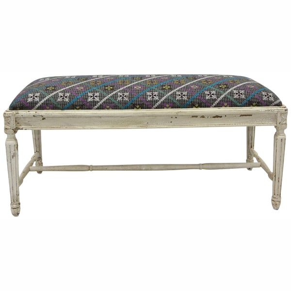 nuLOOM Casual Living Vintage Multi Bench