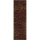preview thumbnail 77 of 196, Sakura Handmade Transitional Floral Wool Area Rug 3' x 12' - Brown - Runner