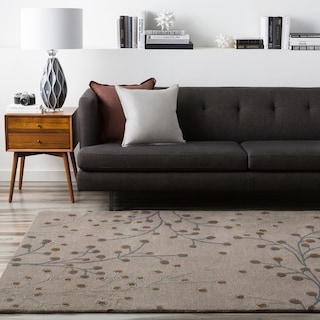 Sakura Handmade Transitional Floral Wool Area Rug