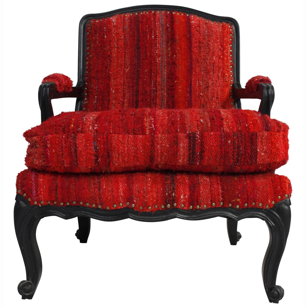 nuLOOM Casual Living Sari Silk Red Arm Chair Free Shipping Today