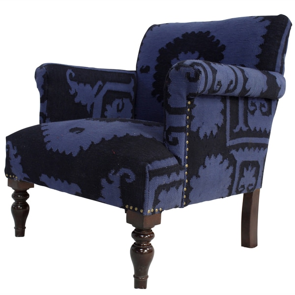 kilim accent chair