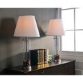 Design Craft Clear Glass Fillable Table Lamp (Set of 2)