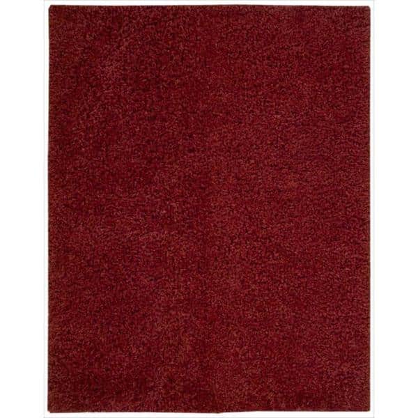 Nourison Zen ZEN01 Area Rug - 7'6" x 9'6" - Red - Rectangle