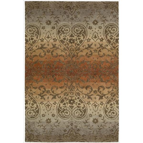 Nourison Hand tufted Harvest Panorama Rug (8' x 10'6) Nourison 7x9   10x14 Rugs