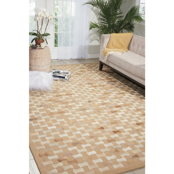 Joseph Abboud Chicago Beige Area Rug by Nourison - 8' x 11'
