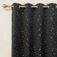 preview thumbnail 18 of 33, Aurora Home Star Struck 84"L Thermal Insulated Blackout Curtain Pair - 52 x 84