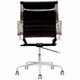 Shop Brown Genuine Leather Ribbed Mid Back Office Chair - Overstock