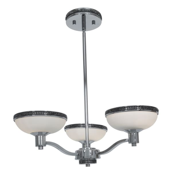 Access Onyx 3 light Chrome Chandelier   Shopping   Great