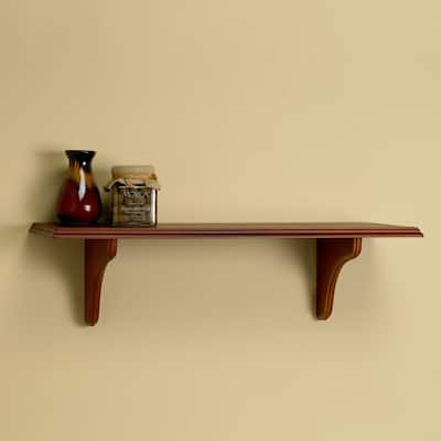 Windsor 36-inch Shelf Kit with Mahogany Finish