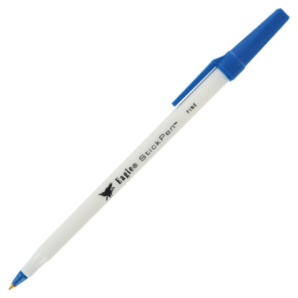 Sanford Eagle Stick Blue Fine Point Ball Pens (Pack of 36)
