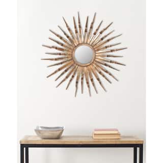 SAFAVIEH Handmade Art Nova Sunburst 33-inch Decorative Mirror - 33" x 33" x 1.5"