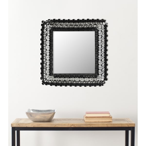 Safavieh Handmade Art Square Tubes 25-inch Decorative Mirror - 25" x 2.5" x 2"