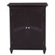 preview thumbnail 4 of 4, Yvette Dark-Espresso Two-Door Floor Cabinet by Teamson Home