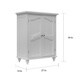 Yvette 2 Door Floor Cabinet by Elegant Home Fashions - Thumbnail 5