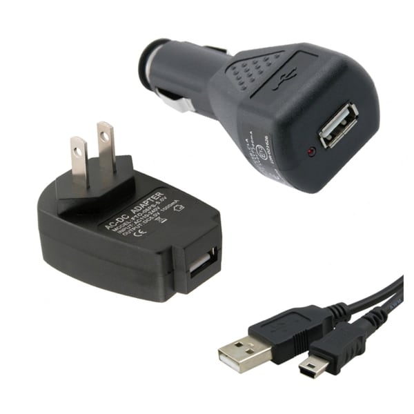 Shop INSTEN Car Charger/ Travel Charger/ USB Cable for HTC Hero Free
