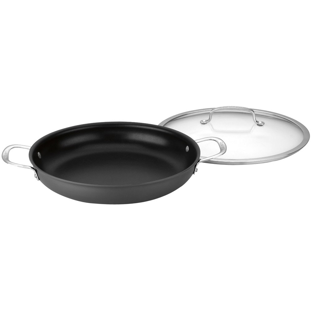 Cuisinart 622-30G 12-Inch Skillet, Nonstick-Hard-Anodized with Glass Cover  - Bed Bath & Beyond - 38953419