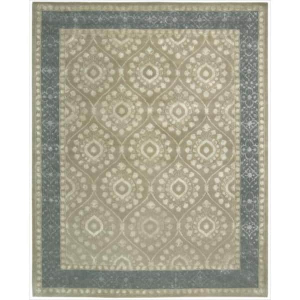 Nourison Symphony SYM07 Hand-tufted Area Rug - 8' x 11" - Beige - Rectangle