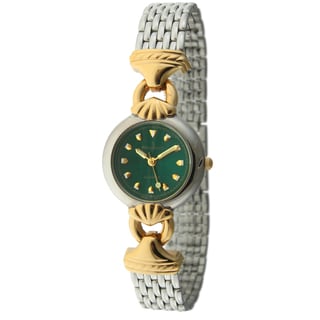 Peugeot Women's '710 8' Green Dial Mesh Bracelet Watch Peugeot Women's Peugeot Watches