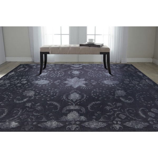 Nourison Hand-tufted Symphony Indgio Rug - 7'6 x 9'6