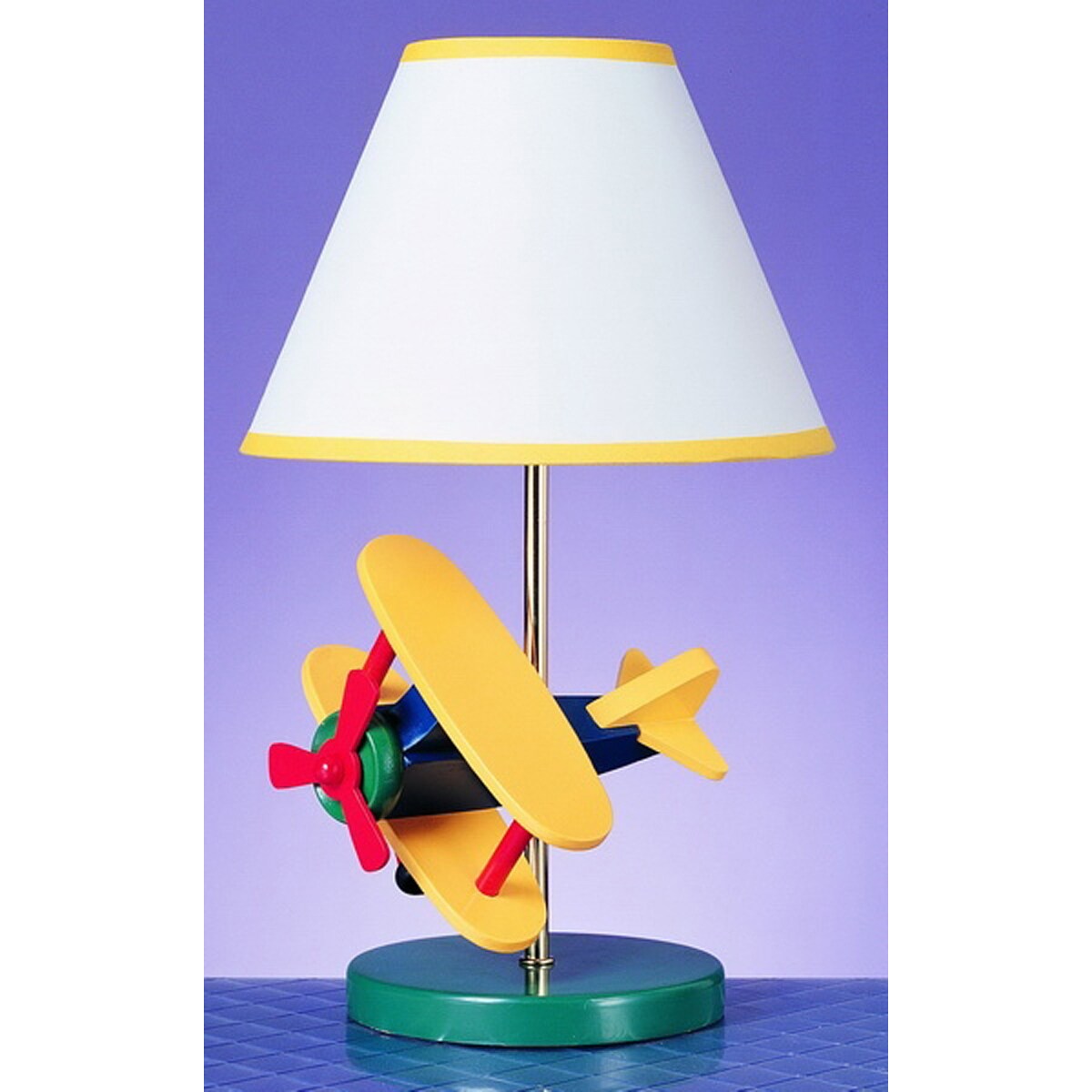 Cal Lighting Airplane Childrens Table Lamp