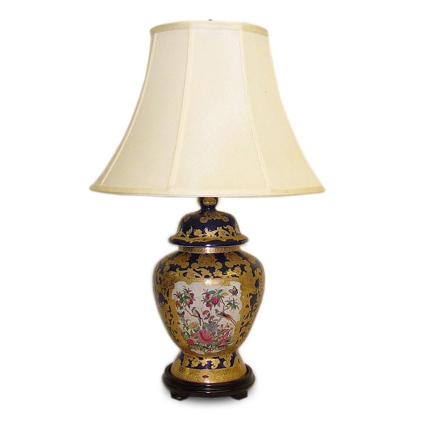 Royal Medallion Jar Table Lamp Table Lamps