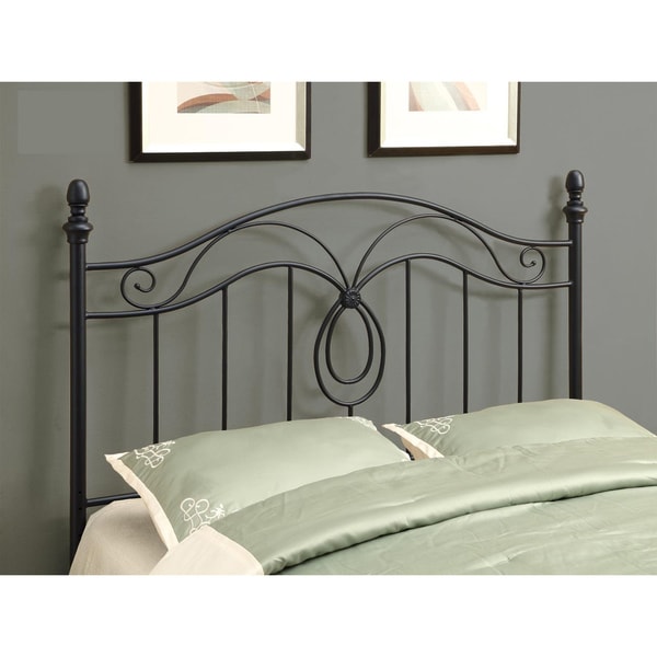 Black Metal Queen/FullSize Versatile Headboard Free Shipping Today