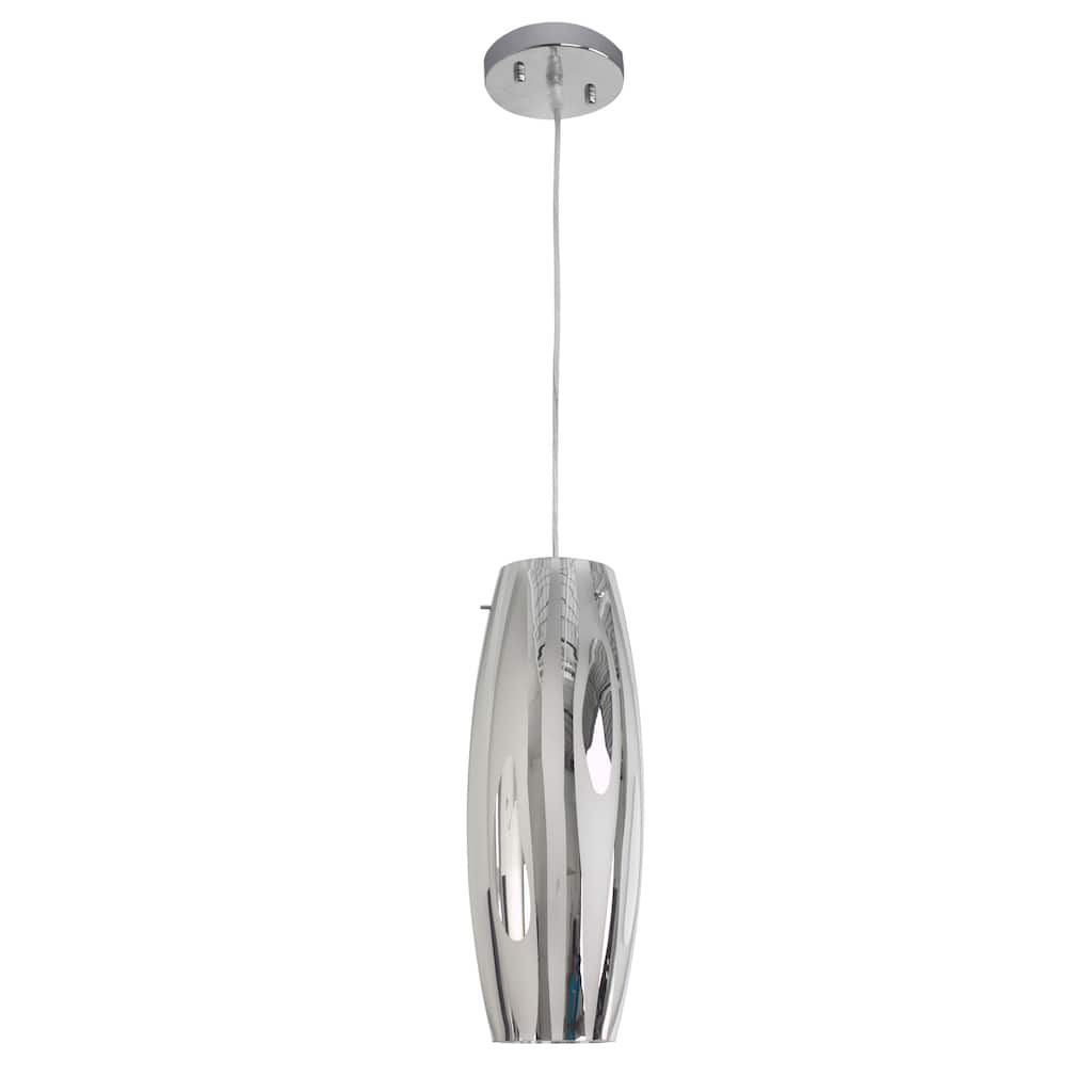 Varaluz Chroman Empire One-Light 100-Watt Chrome Pendant