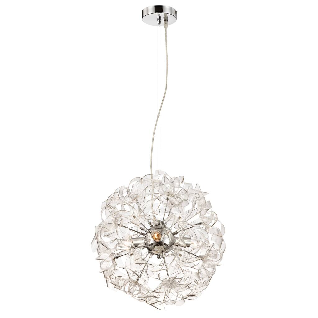Alternating Current Clearvoyant 3-light Chrome Pendant
