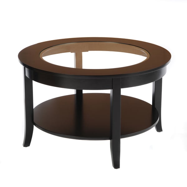 Bianco Collection Black 30 Inch Round Glass Top Coffee Table 5f79d919 A314 47cf 8f0f 84c4c822644e 600 