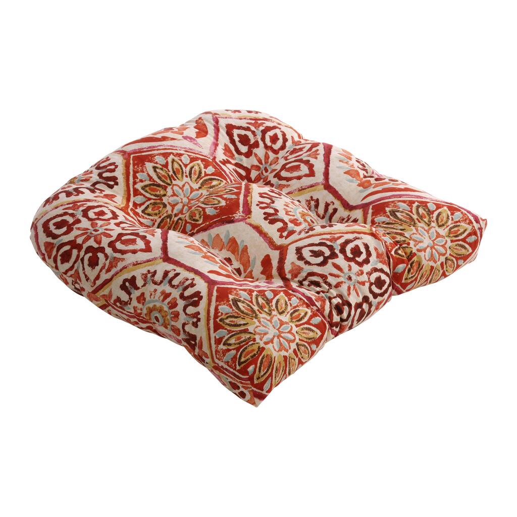 Summer Breeze Chair Cushion in Crimson