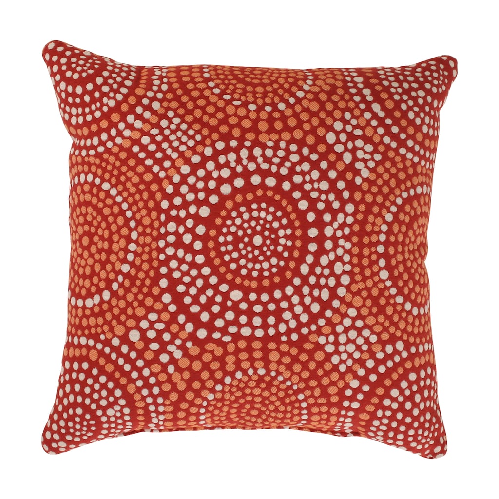 Pillow Perfect 'Mosaic' Red Square Throw Pillow