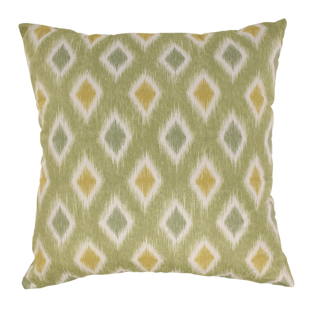 Rodrigo 23-Inch Lime/Off-White Throw Floor Pillow