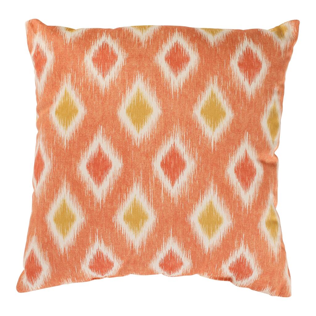 Pillow Perfect Rodrigo 18-inch Coral Throw Pillow