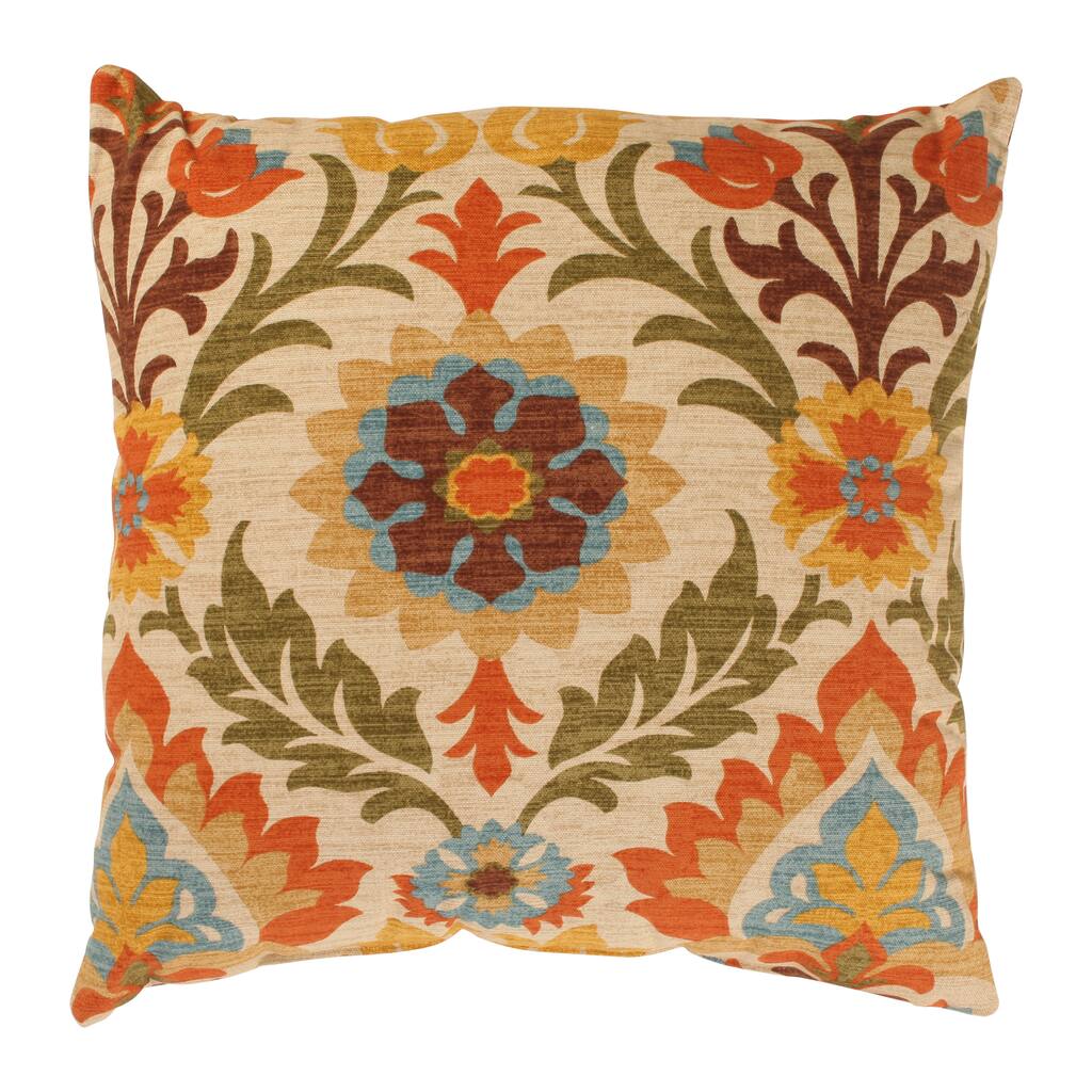 Pillow Perfect Santa Maria 18-inch Adobe Throw Pillow